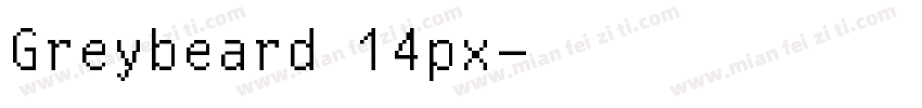 Greybeard 14px字体转换